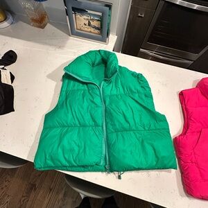 Green Puffer Vest